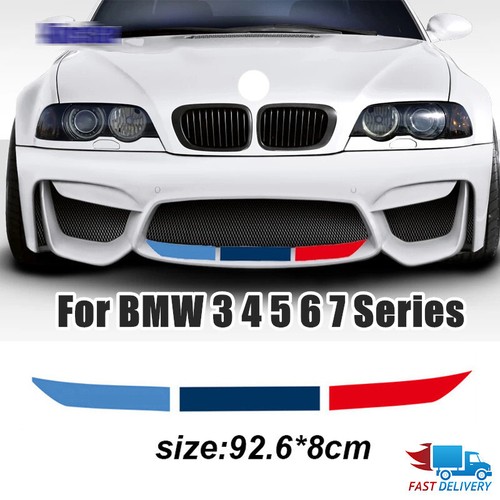 Car Front Bumper Stickers M Performance Stripe Decal For BMW 3 4 5 6 7 Series US