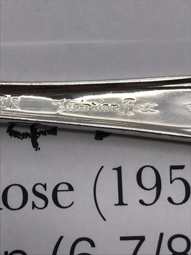 WM Rogers & Son VICTORIAN ROSE Silverware CHOICE OF PC Flatware Silver Plate 92 - Picture 39 of 79
