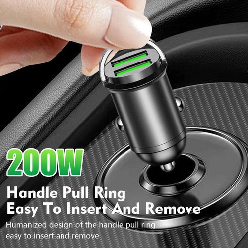 Universal Dual USB Port Cigarette Lighter No Plug Charger Tractor For Car O5J1 - Zdjęcie 9 z 20