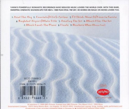 CD Yiannis Chryssomallis YANNI Steal the Sky: Music from the HBO Film 1999 - Picture 2 of 2