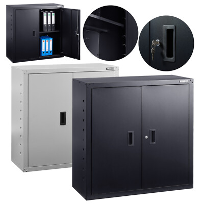 AREBOS 2-trg. Aktenschrank - Grau, 90 x 40 x 90cm online kaufen | eBay 