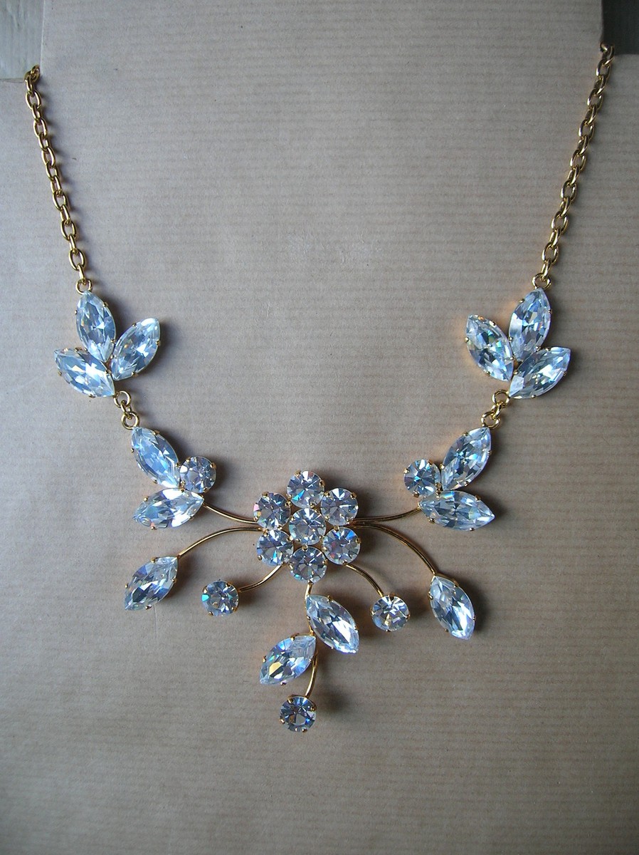 Broche Strass Sur Métal Noir - Marque Poggi, Modèle 1064 - État Neuf, Occasion