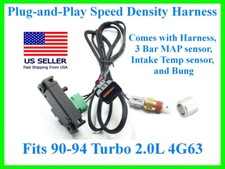 Fit 90-94 Eclipse Talon 3 Bar Speed Density Kit Conversion Harness Dsm Map Turbo Fit 90-94 Eclipse Talon 3 Bar Speed Density Kit Conversion Harness Dsm Map Turbo