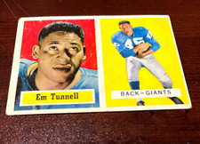 1957 Topps #35 Em Tunnell New York Giants