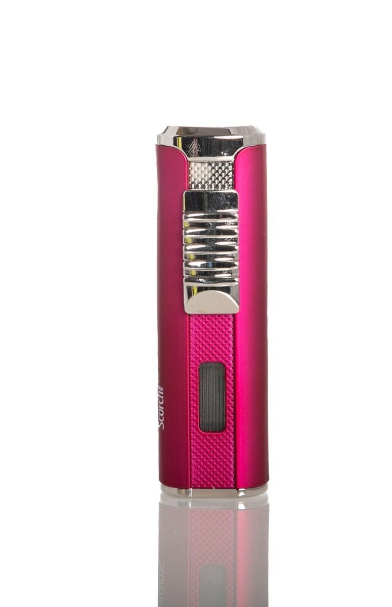 SCORCH TORCH 61593- AUTO OPEN TRIPLE FLAME -CIGAR PUNCH