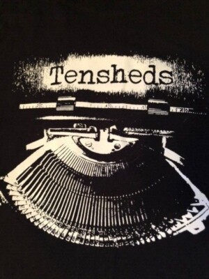 TENSHEDS BLACK T SHIRT RARE