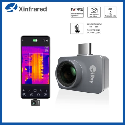 XINFRARED Infiray P2 PRO+ Thermal Imaging Camera for Android+ Macro Lens