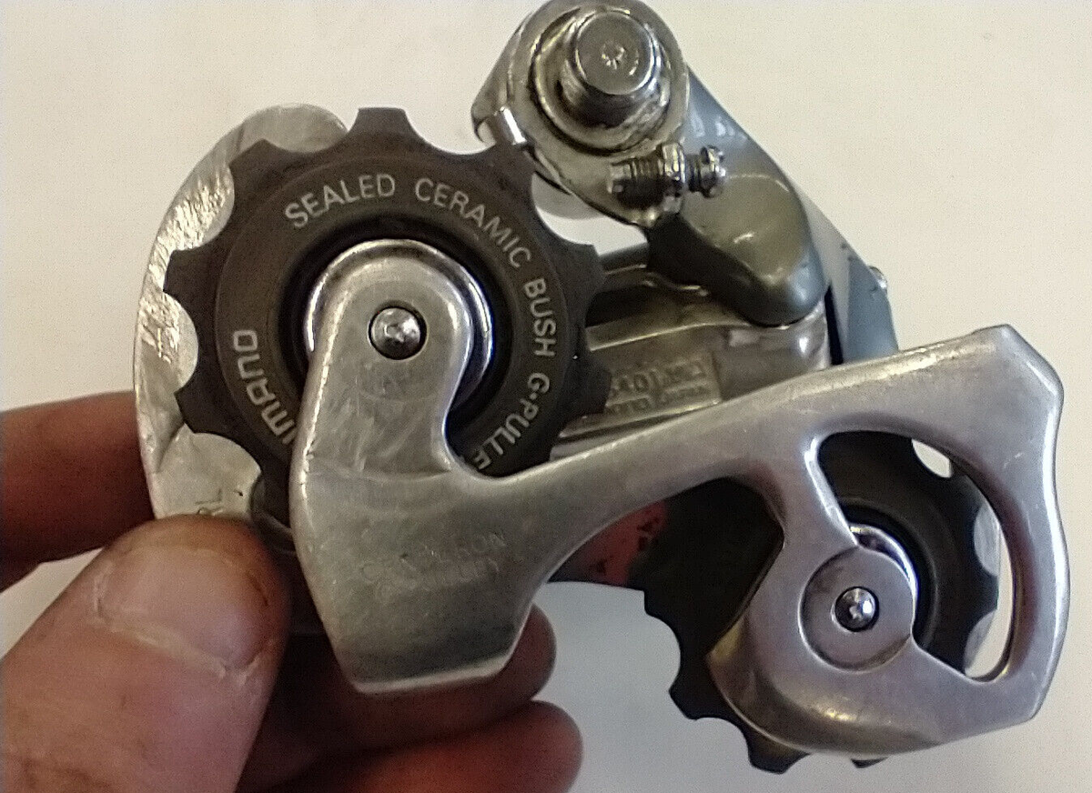 Dérailleur Shimano 600 Tri Colore RD-6401 – 8 Vitesses, Cage Courte – Japon