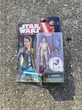 Star Wars Rey Resistance Outfit The Force Awakens 3.75in Hasbro Action Figure J4