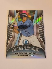 2014 Casey Gillaspie Mini Bowman Chrome Refractor Future Of The Franchise Insert