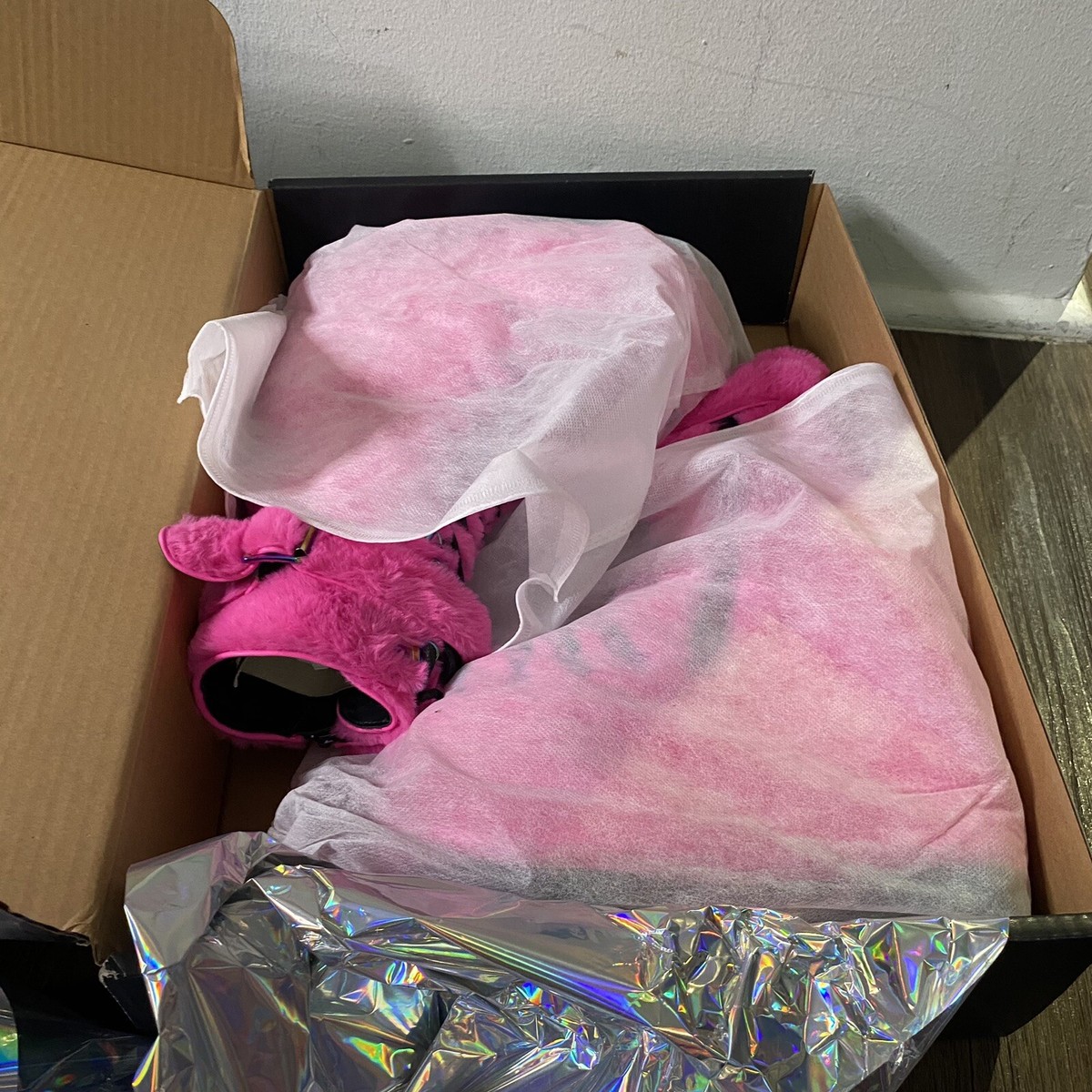 Dolls Kill Club Exx TRAITOR BOOTS - HOT PINK FUR | eBay