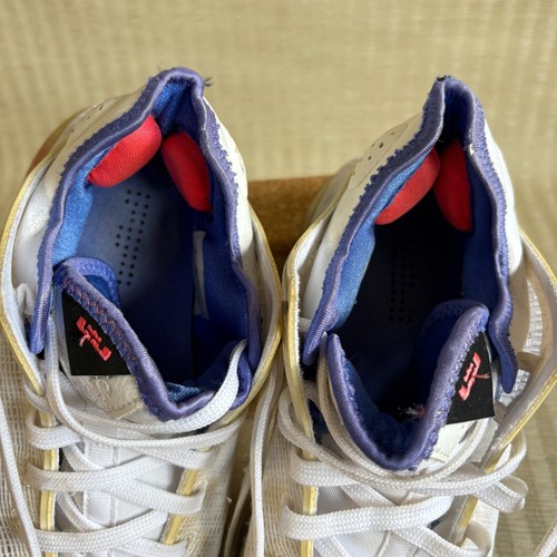 Nike LeBron 19 Low Shoes Mens Size 8 White Black Basketball Sneakers DH1270-100 - Picture 14 of 20