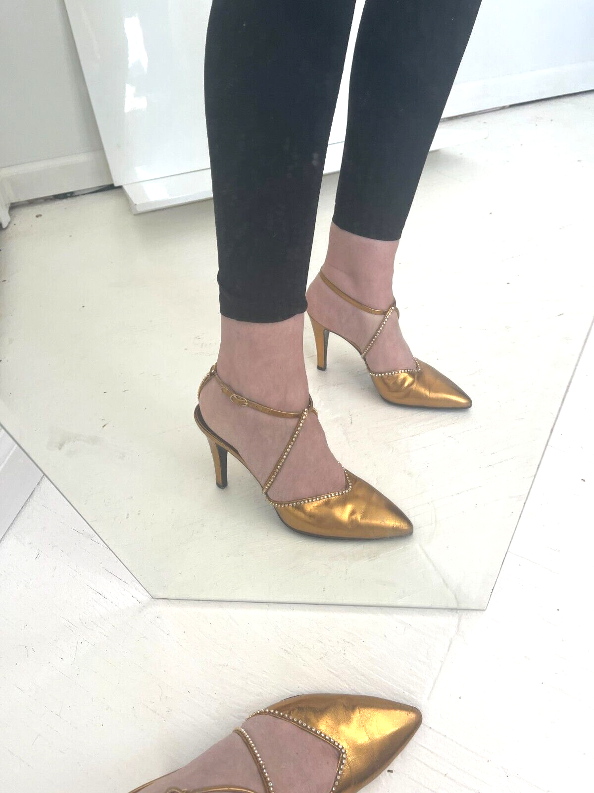 Oltre il cool!! scarpe vintage anni 90 yves saint laurent donna 8 1 2