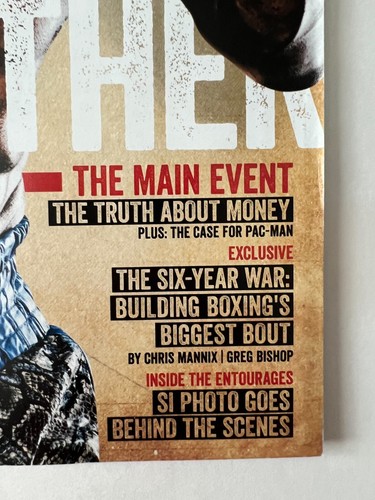 FLOYD MAYWEATHER vs MANNY PACQUIAO FIGHT May 4 2015 SPORTS ILLUSTRATED MAGAZINE - 第 5/10 張圖片