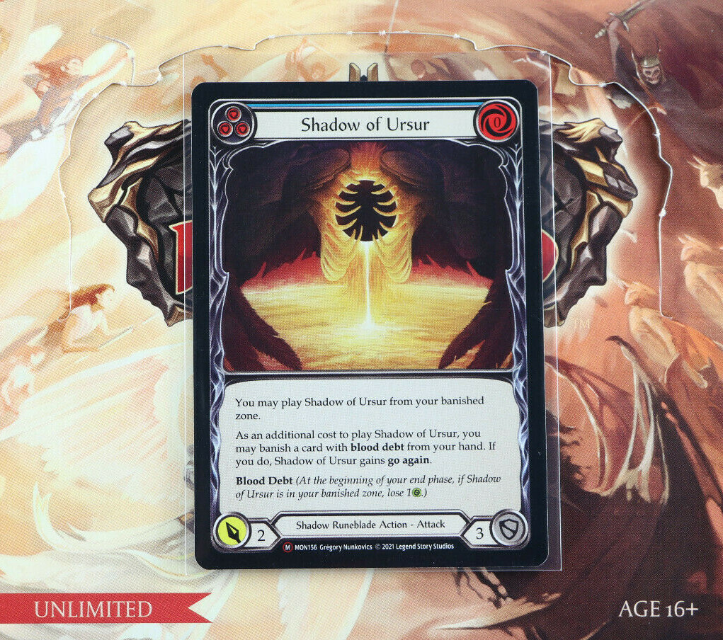 Flesh And Blood Shadow of Ursur Pitch(3) Standard Unlimited MON156