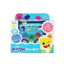 Pinkfong baby shark mini bus -yellow ,pink,bule colors random   /korea for toy