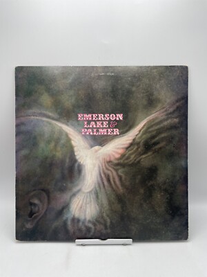 Emerson Lake & Palmer - S/T - LP 1971 Prog Rock Atlantic  SD-19120 ELP vg+ 12 