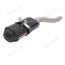 For Triumph Daytona 675R 2006-2012 Slip On Exhaust Pipe Carbon Fiber Muffler Tip