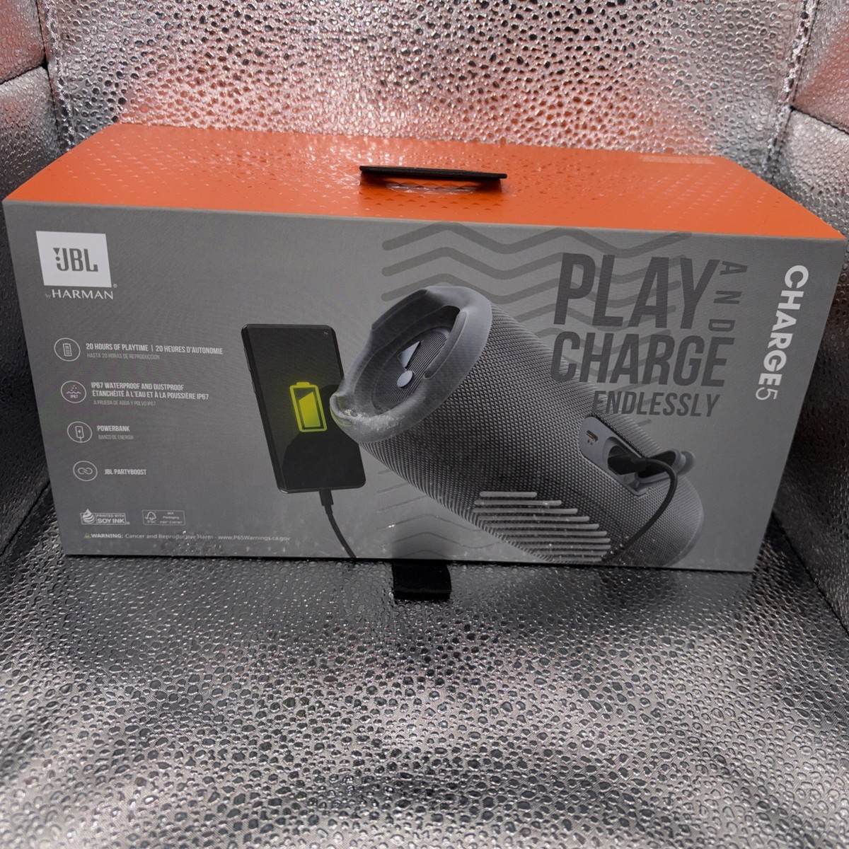 JBL Charge 5 Portable Speaker System - Black for sale online | eBay