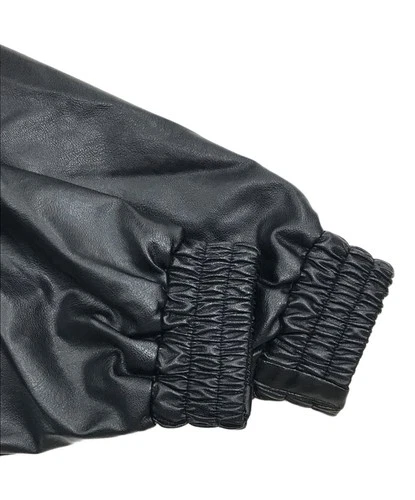 AT FAR HEAVEN Chuu Katabetai Faux Leather Studs Jacket Men's Size L Black image 4