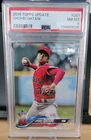 2018 TOPPS UPDATE #US1 SHOHEI OHTANI ROOKIE RC PSA 8