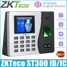 ZKTeco ST300 ID/IC Biometric Fingerprint Time Clock Employee Attendance Machine
