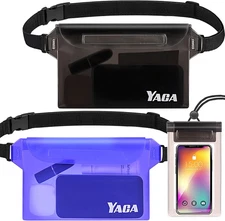 Waterproof Fanny Pack, 2PCS Touchscreen Sensitive Waterproof Phone Pouch, Dry Ba