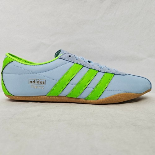 Adidas Tokyo Retro Sneakers JQ0582 Clear Sky Solar Green Gum Women's Size 9 - Picture 10 of 10