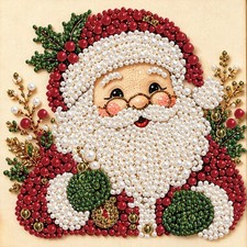 Pearl Art Kits for Adults,Santa Claus Diamond Painting Kit,Gem Art