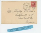 Mr Fancy Cancel H Ferry & Brockdet RPO Towle 723-G1 1904 Cvr #8775