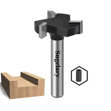 CNC Spoilboard Surfacing Router Bit, 1/4 inch Shank Carbide shank 
