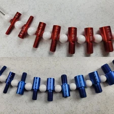 26PCS Metric Royal Thread Checker Set Aluminum Nut Bolt Size Gauges Tool set