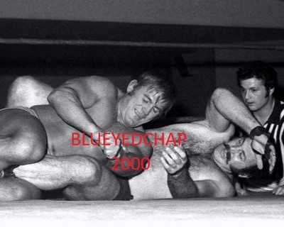 ED CARPENTIER VS BLACKJACK LANZA WRESTLER 8 X 10 WRESTLING PHOTO AWA NWA