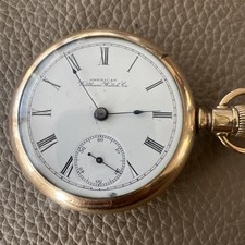 Vintage American Waltham 18s 7J 1894 Pocket Watch Grade 1 Mod 1883 GF Running