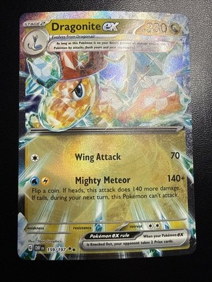 dragonite pokemon card ebay Dragonite ex 159/197 Obsidian Flames Holo Pokemon Card