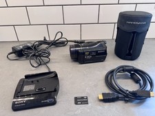 Sony Handycam HDR-CX7 1080i Camcorder w/ Dock, Battery, Charger - Tested