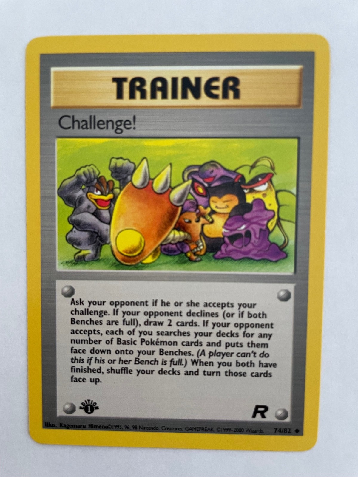 1st Edition Challenge 74/82 - Team Rocket - Trainer - Pokemon - NM