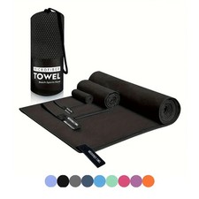 Quick Dry Travel Towel – Super Absorbent Sports, Yoga, Beach & Bath Towel