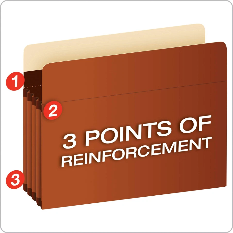 Pendaflex Expanding Accordion File Pockets, Extra Durable, Expands 3.5", Lega... - Image 3 of 4