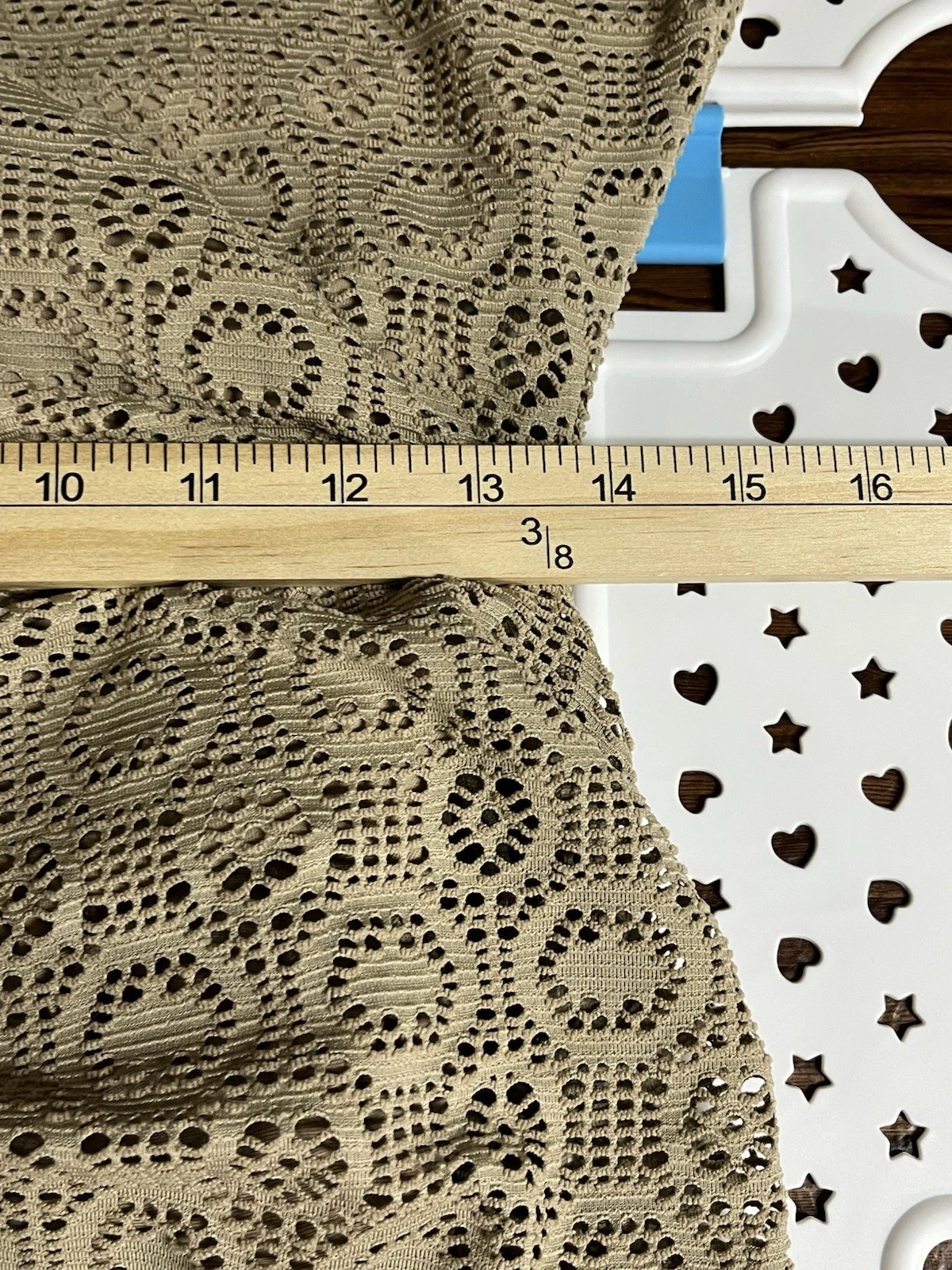 UNDERCOVER Abito Vintage Victoria’s Secret Uncinetto Pizzo Increspato Beige Classico Chic Taglia XS