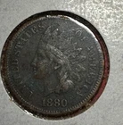 1880 US Indian Head Cent! Choice VF Details! Old US Coin!