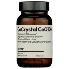 Bigvita CoQ10 Heart Health Ubiquinal CoCrystal Pharma Grade  Black Peper 60 Veg