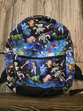 Disney Pixar Toy Story 4 Kids Backpack Buzz Woody Rex Forky Bo Peep School Bag