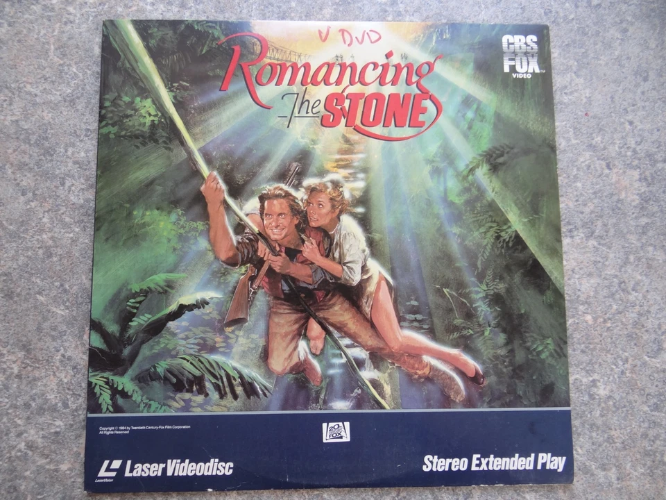 Jagd nach dem grünen Diamanten US Laser Disc LD Film Video CD Laserdisk Englisch - Bild 2 von 4