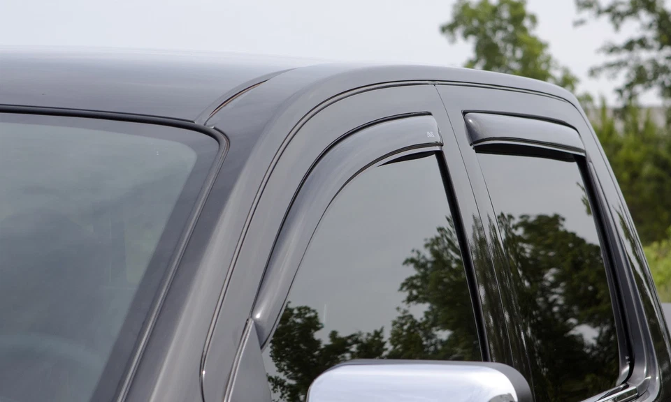 AVS In-Channel Ventvisor Window Deflectors for 15-19 Silverado Sierra Ext. Cab Foto 3 de 4