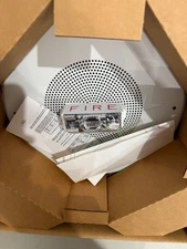 COOPER WHEELOCK 8" CEILING SPEAKER/STROBE S8-24MCCH-FW 150056 FIRE ALARM PA EVAC