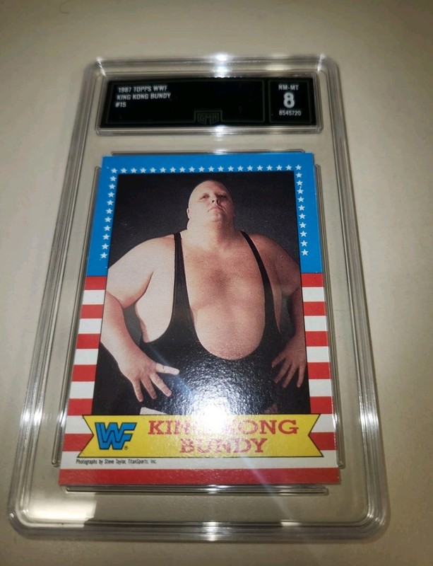 1987 Topps WWF - King Kong Bundy #15