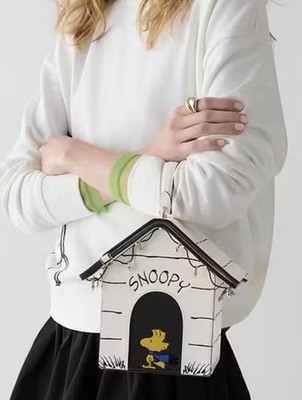NWT Peanuts X KSNY Snoopy 3D Dog House Crossbody Bag  $449