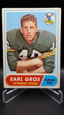 1968 Topps - Earl Gros #7 Wearing Green Bay Packers Uniform