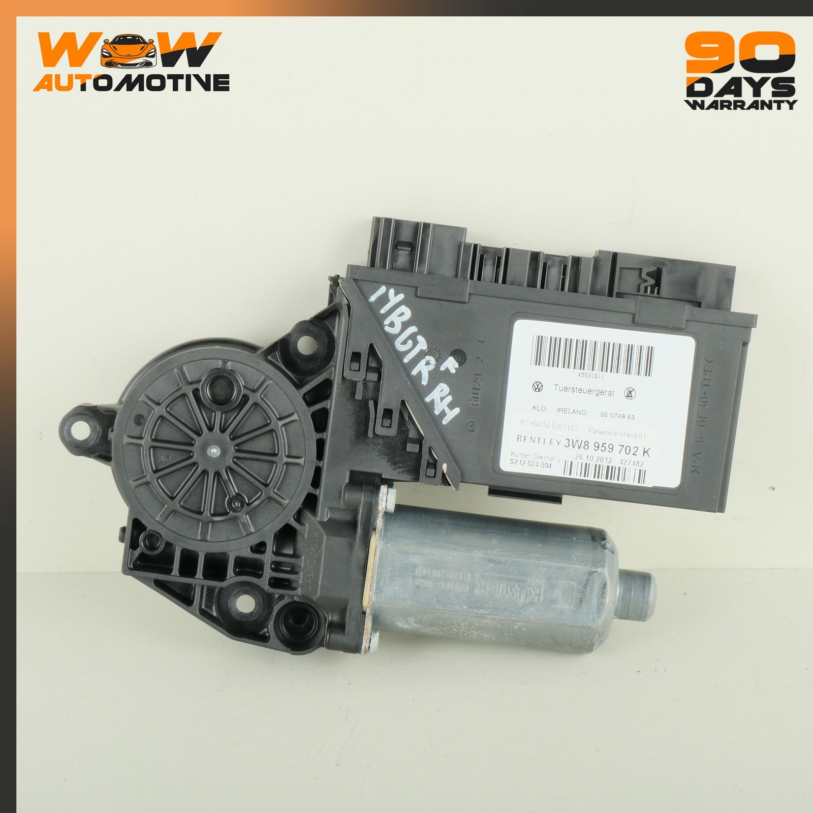 Bentley Continental GT GT3-R 2012-2017 Front Right Window regulator